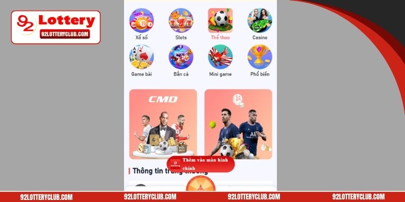 Khái quát thông tin chính sảnh thể thao